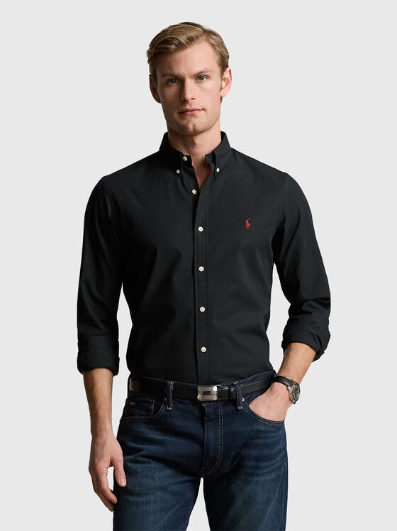 Black shirt with logo  - 1