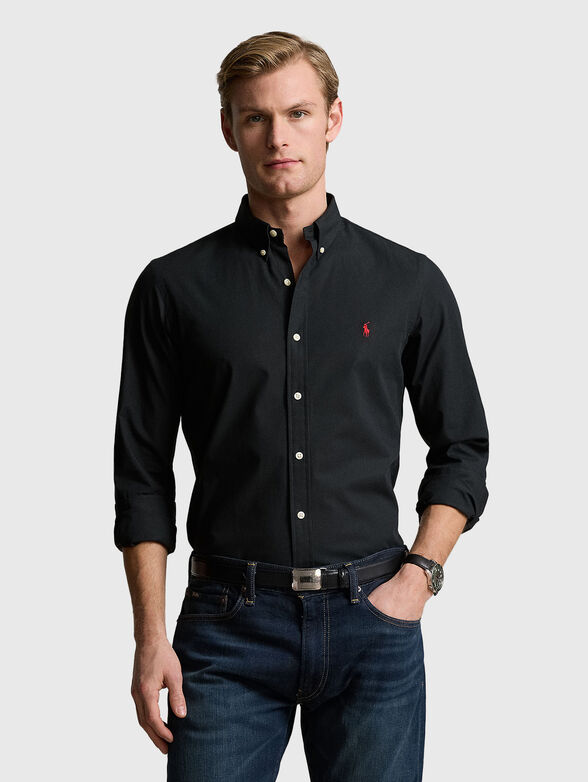 Black shirt with logo  - 1
