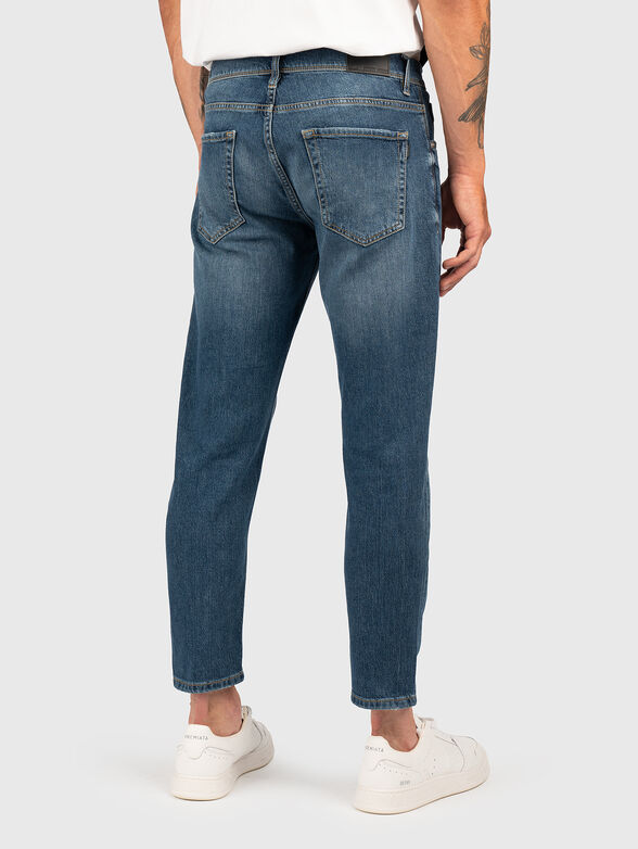 ARGON blue jeans with bleached effect - 2