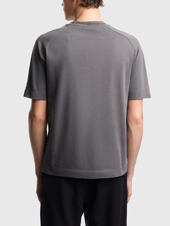 Cotton T-shirt with logo detail - 3