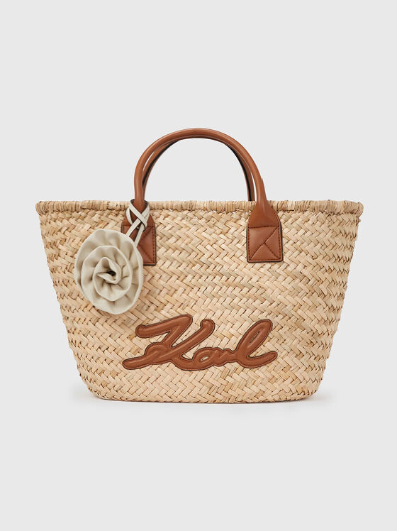 Knitted bag with logo detail - 1