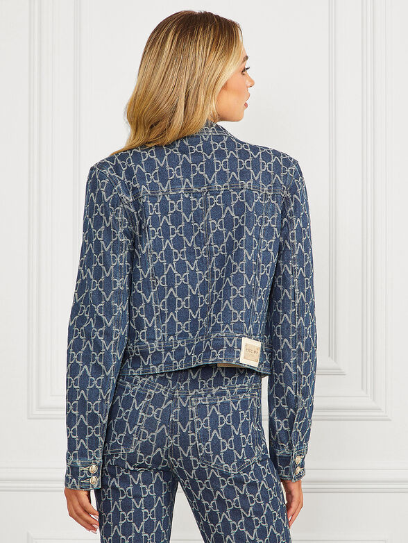 BEA denim jacket with monogram logo - 3