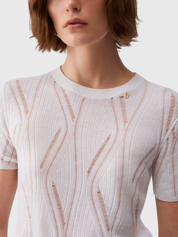 Short sleeve sweater - 4