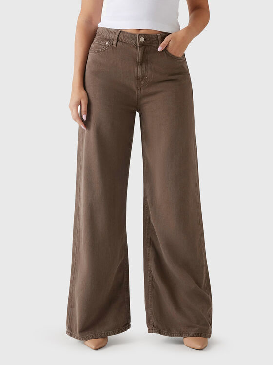 Дънки с широки крачоли - 1