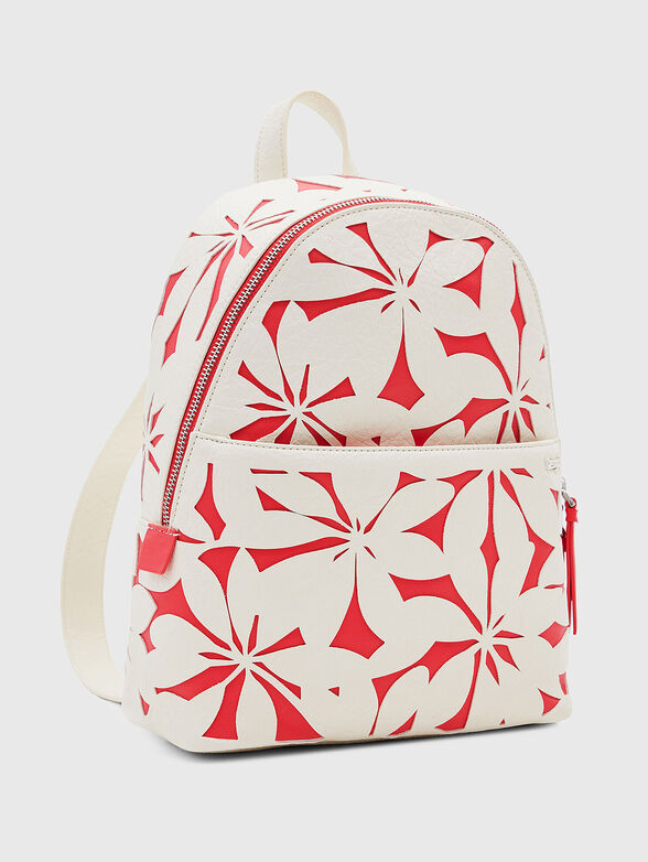 Backpack with floral details - 3