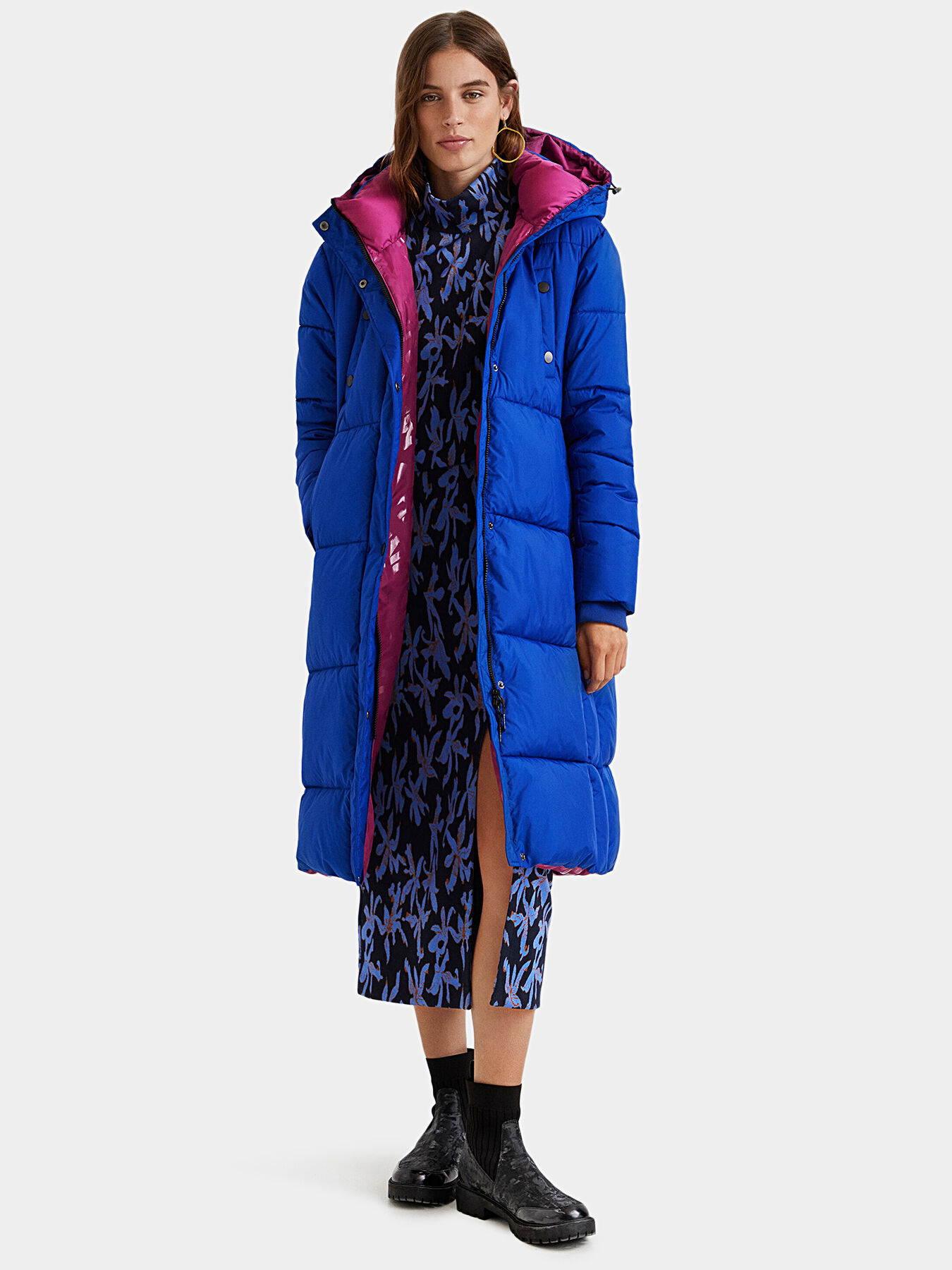 COREA Long padded jacket brand DESIGUAL Globalbrandsstore en