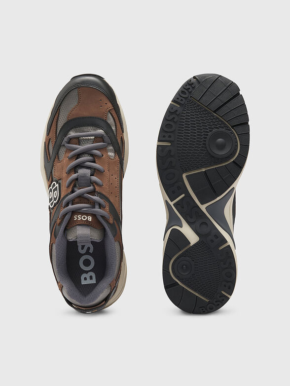 LEVITT sports shoes with logo - 4