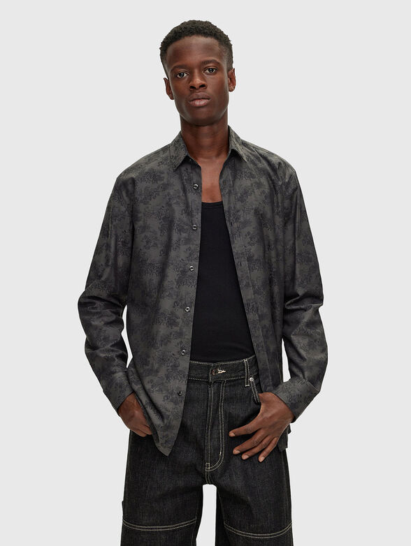ELISHA cotton shirt with print - 1