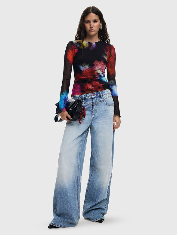 HYDRANGEA-LACROIX blouse - 2