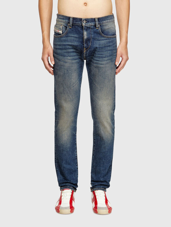 2019 D-STRUKT L.34 slim fit logo jeans - 1