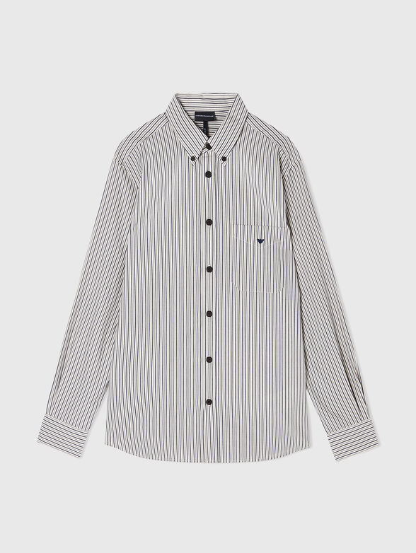 Stripe cotton shirt - 1
