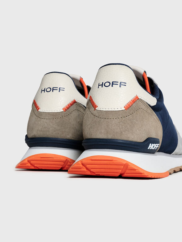 DELOS textile and suede sneakers - 3