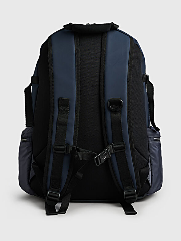Black backpack with logo detail - 2