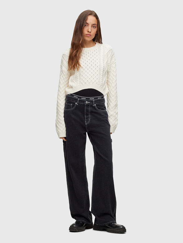 Cotton blend sweater - 2