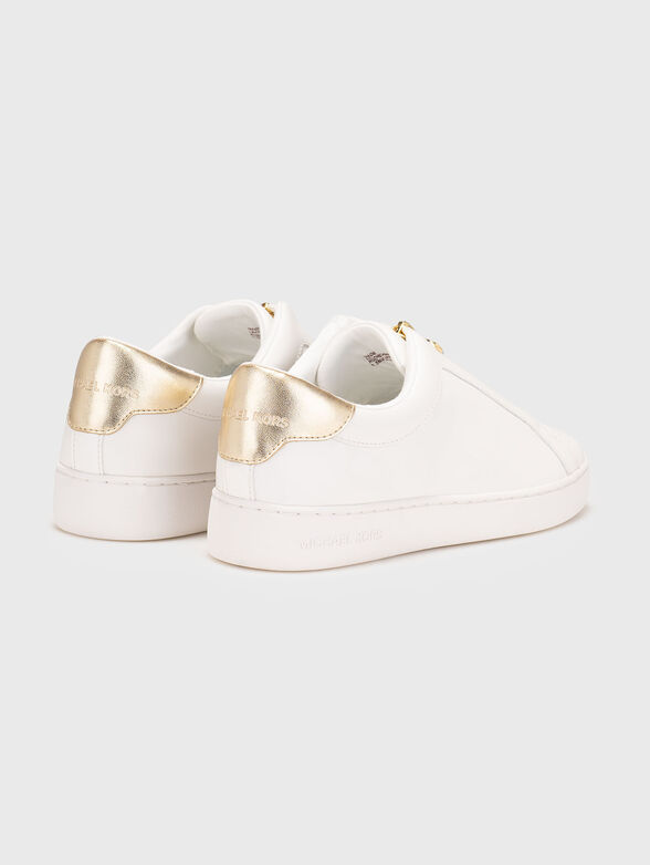 KEATON leather zip up sneakers - 3