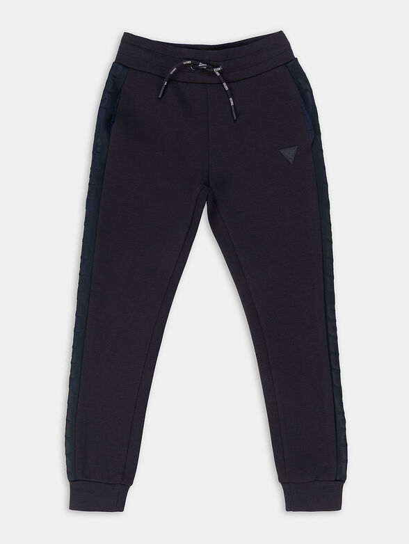 Sports trousers in dark grey color - 1