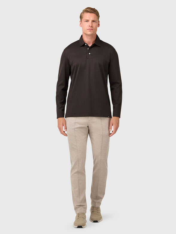 Dark brown polo shirt - 2