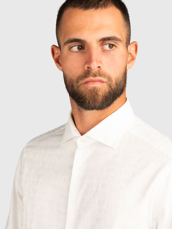 Shirt with monogram logo - 3