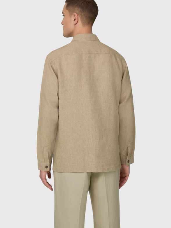 Linen outer shirt - 3
