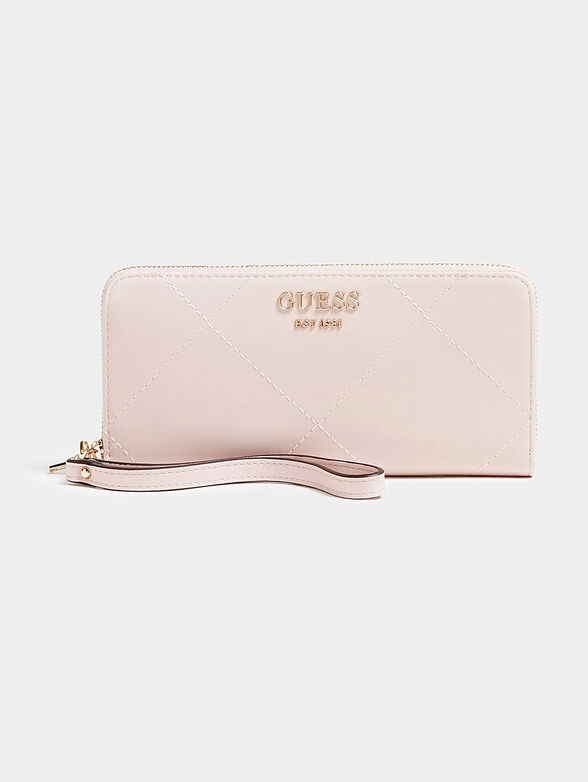 VIKKY pink purse with logo  - 1