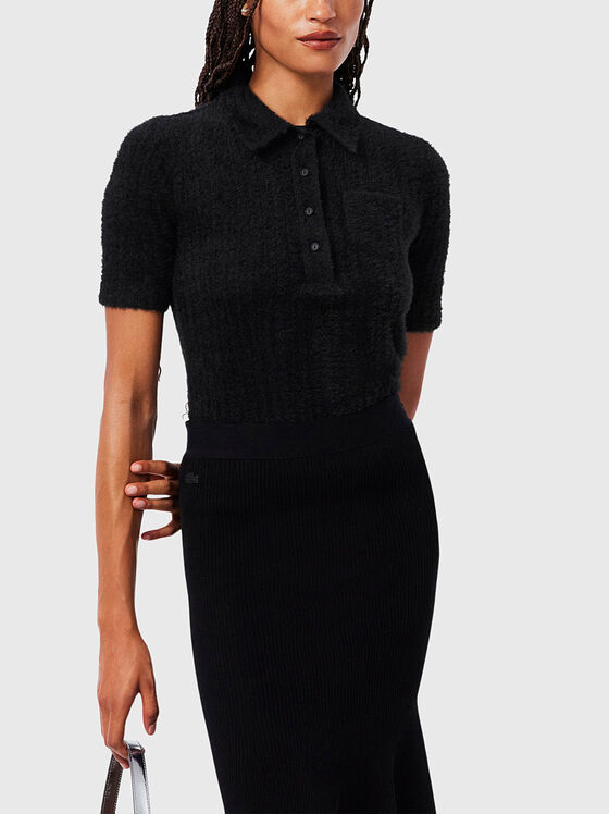 Поло-шърт с мека текстура - 1