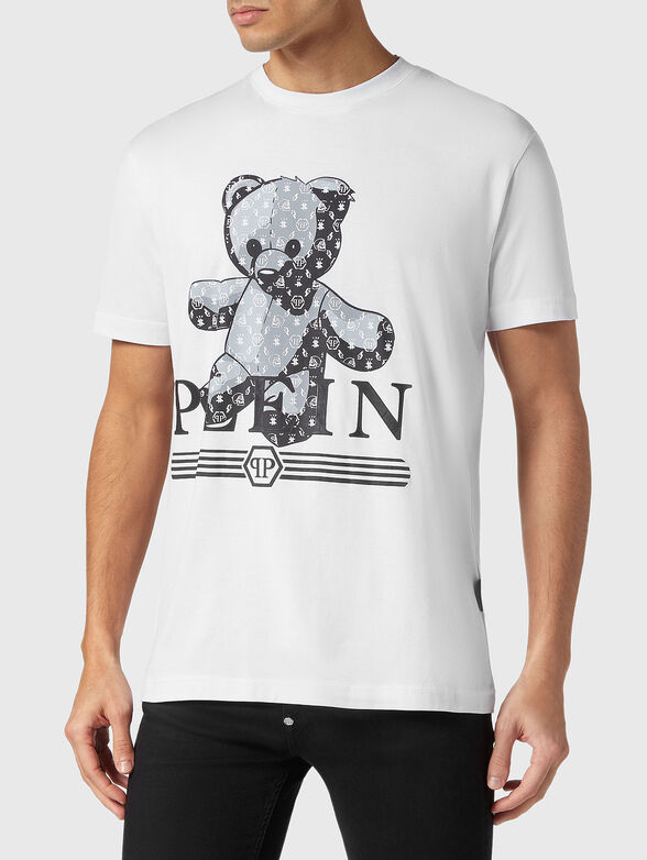 TATTOO print black T-shirt  - 1