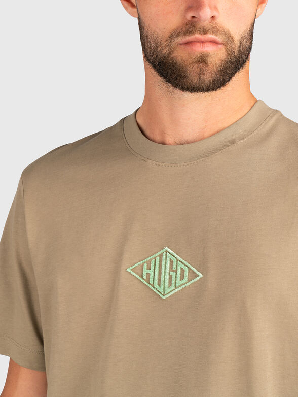 DARUNU T-shirt with accented back - 4