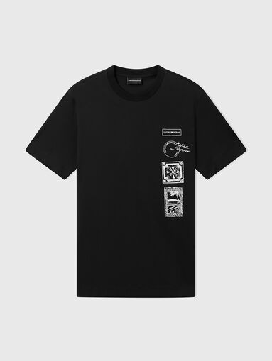 Cotton T-shirt with a round neckline - 4
