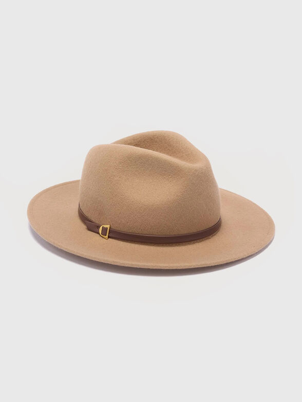 Hat in beige color - 1