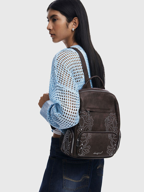 Backpack with studded pockets - 2