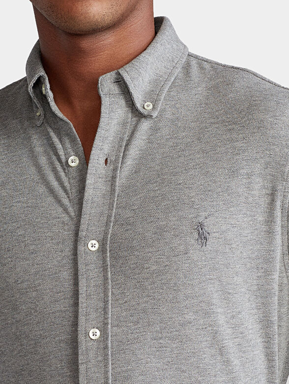 Cotton grey shirt - 2