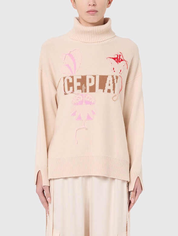 Polo-neck sweater - 1