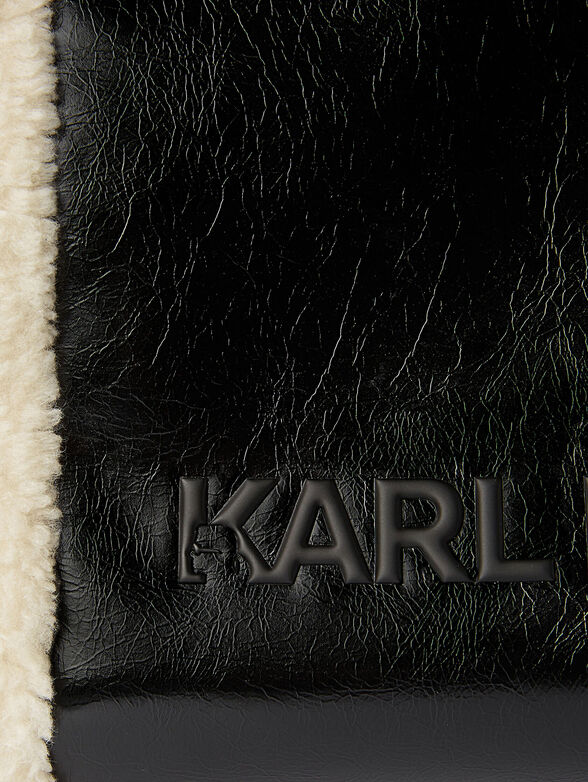 K/SKUARE faux shearling bag - 4