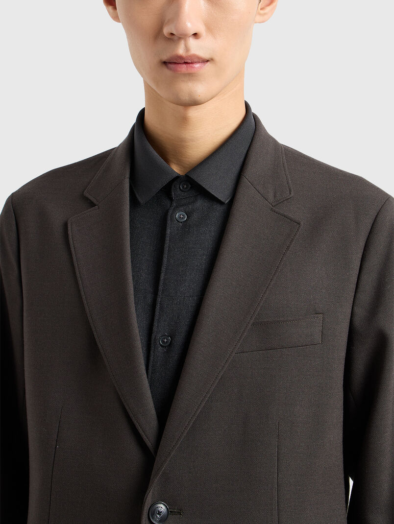 Brown blazer - 3