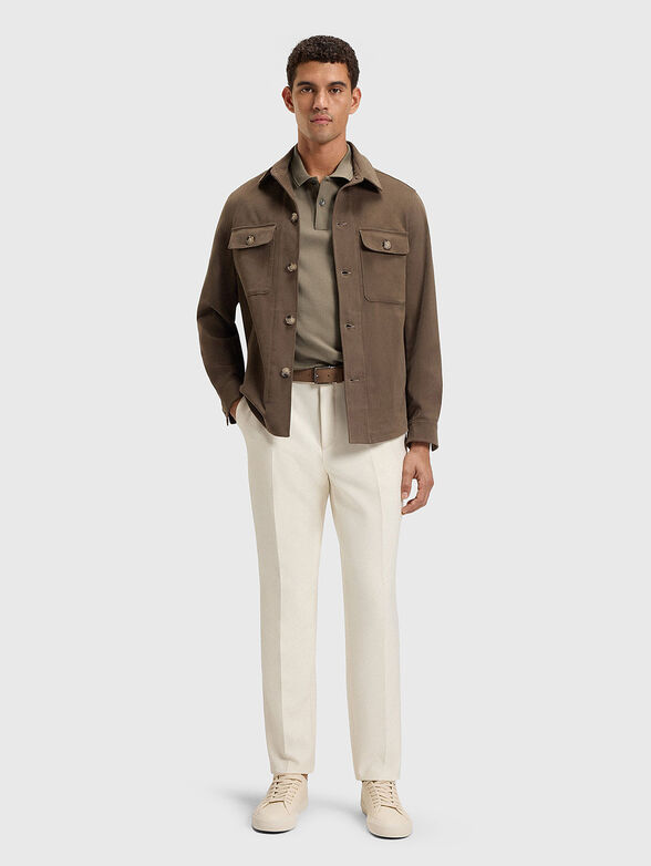 Short sleeve cotton polo shirt - 2