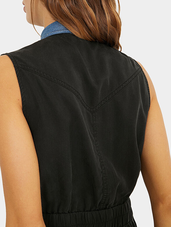 SIDNEY Dress with elastic waist - 4