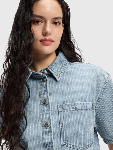 GESILA shirt with ribbed texture - 5
