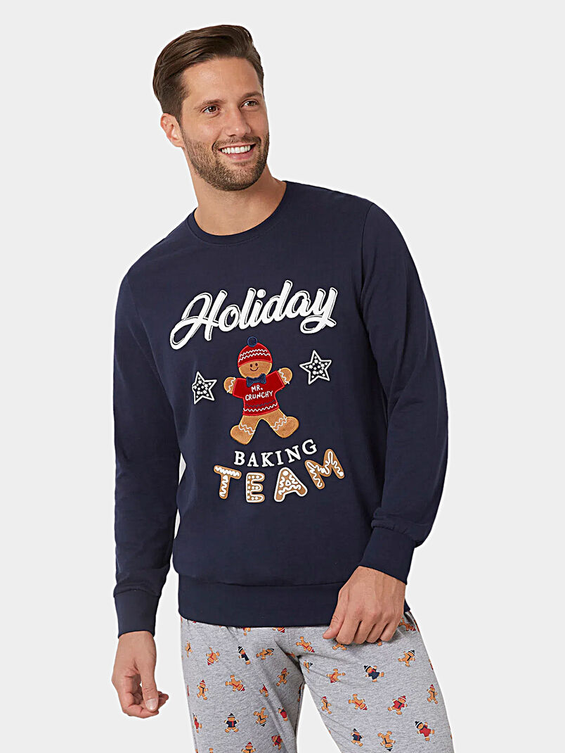 GINGER BREAD FAMILY pyjamas with Christmas motifs - 3