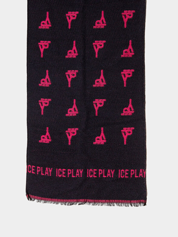 Scarf with logo details - 1