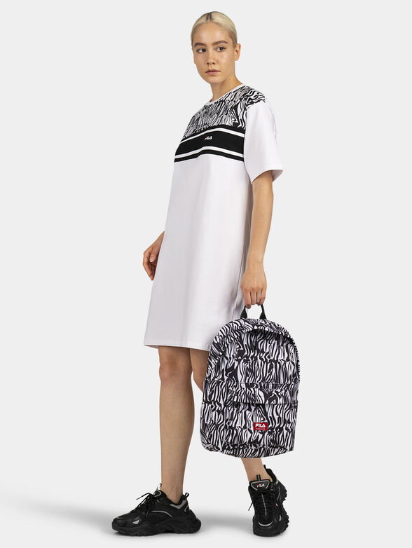BUDVA dress with abstract zebra print - 4