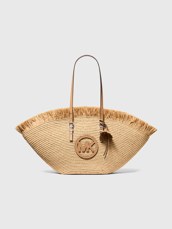 Large bag with a woven texture - 1