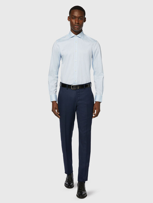 Light blue cotton shirt - 2