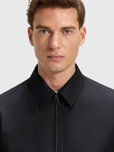 BECKHAM x BOSS cotton blend jacket with zip - 4
