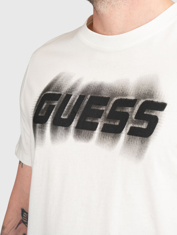 Cotton T-shirt with logo - 4