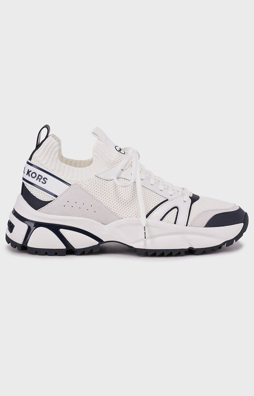 Michael Kors Men\'s Lucas Athletic Sneakers Size 11.5 White/Metallic Silver Michael Kors Men main image 4