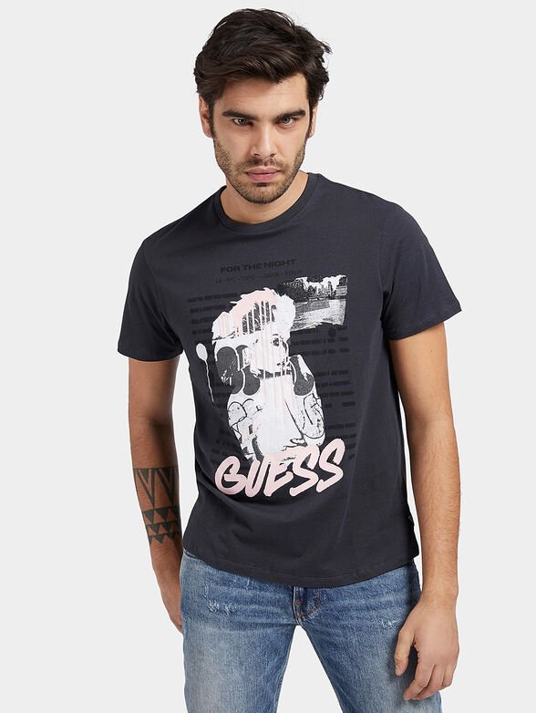 Cotton printed T-shirt - 1