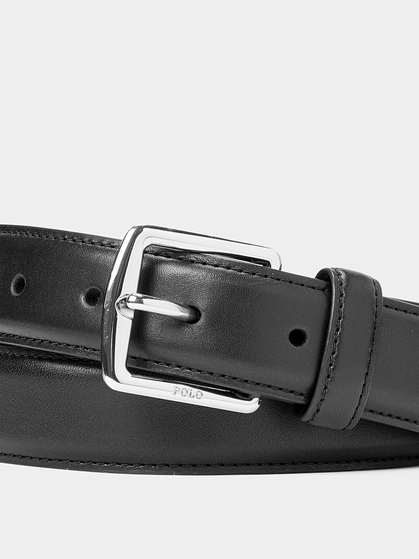 【予約販売品】 Black LAUREN RALPH POLO brand belt leather 小物