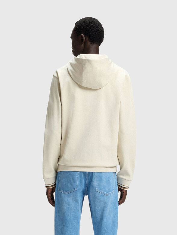 Cotton sweatshirt with logo detail - 3