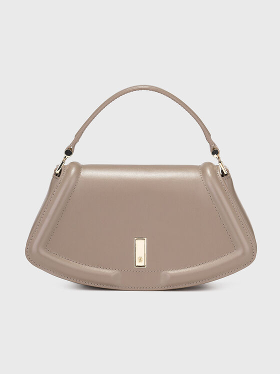 Чанта от естествена кожа с дълга презрамка - 1