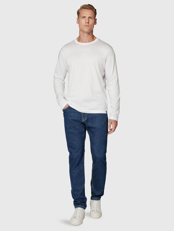 Slim jeans with logo patch - 4